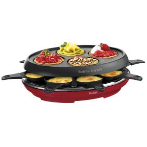 Tefal – Appareil à raclette Colormania rouge – 8 personnes