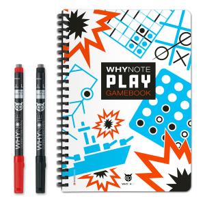 Whynote – Carnet de jeux effaçable et réutilisable A5 – 11 jeux